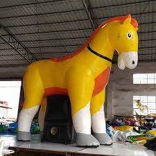 Inflatable Elephant & Horse Ride