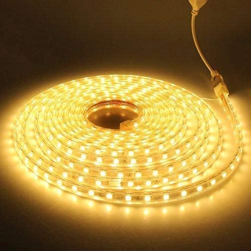 Gesto 15 Meter LED Rope Strip Light – Waterproof Warm White (120 LEDs/Meter) for Home & Outdoor Decoration
