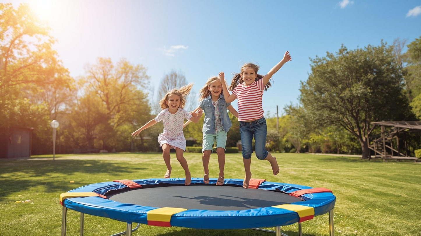 10 FT Trampoline – Outdoor Fun &amp; Fitness for Kids!