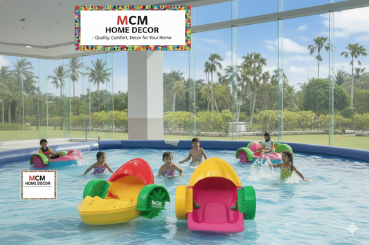 Inflatable Swimming Pool with Water Boats