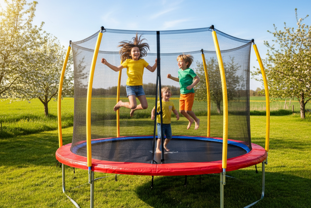 6 FT Trampoline – Safe Indoor &amp; Outdoor Fun for Kids!