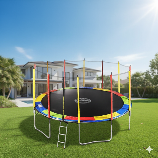 16 FT Medium Quality Trampoline – Ultimate Outdoor Fun for All Ages!