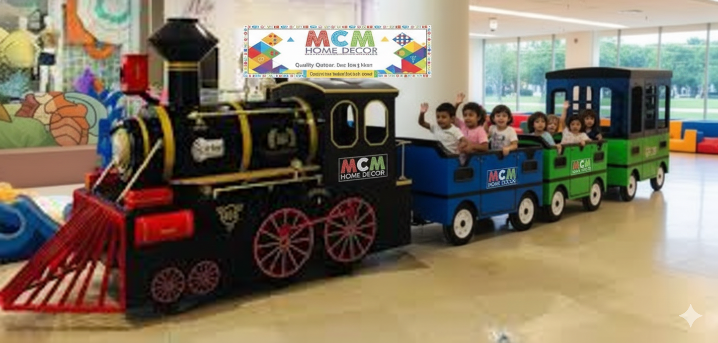 Battery Operated Trackless Train – Ultimate Fun Ride for Kids &amp; Families!