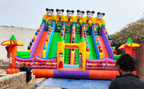 6-Line Mickey Mouse Inflatable Bouncy Slide